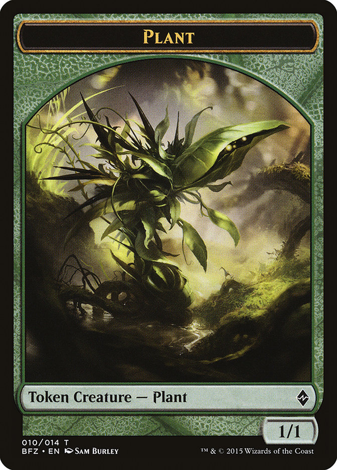 Plant Token [Battle for Zendikar Tokens]