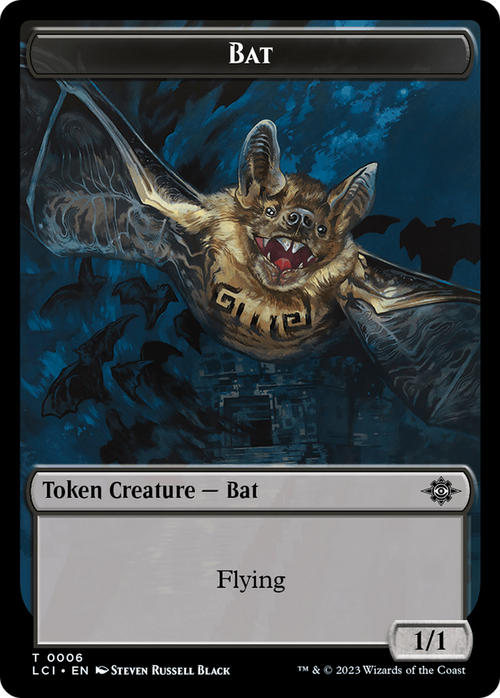 Copy // Bat Double-Sided Token [The Lost Caverns of Ixalan Tokens]